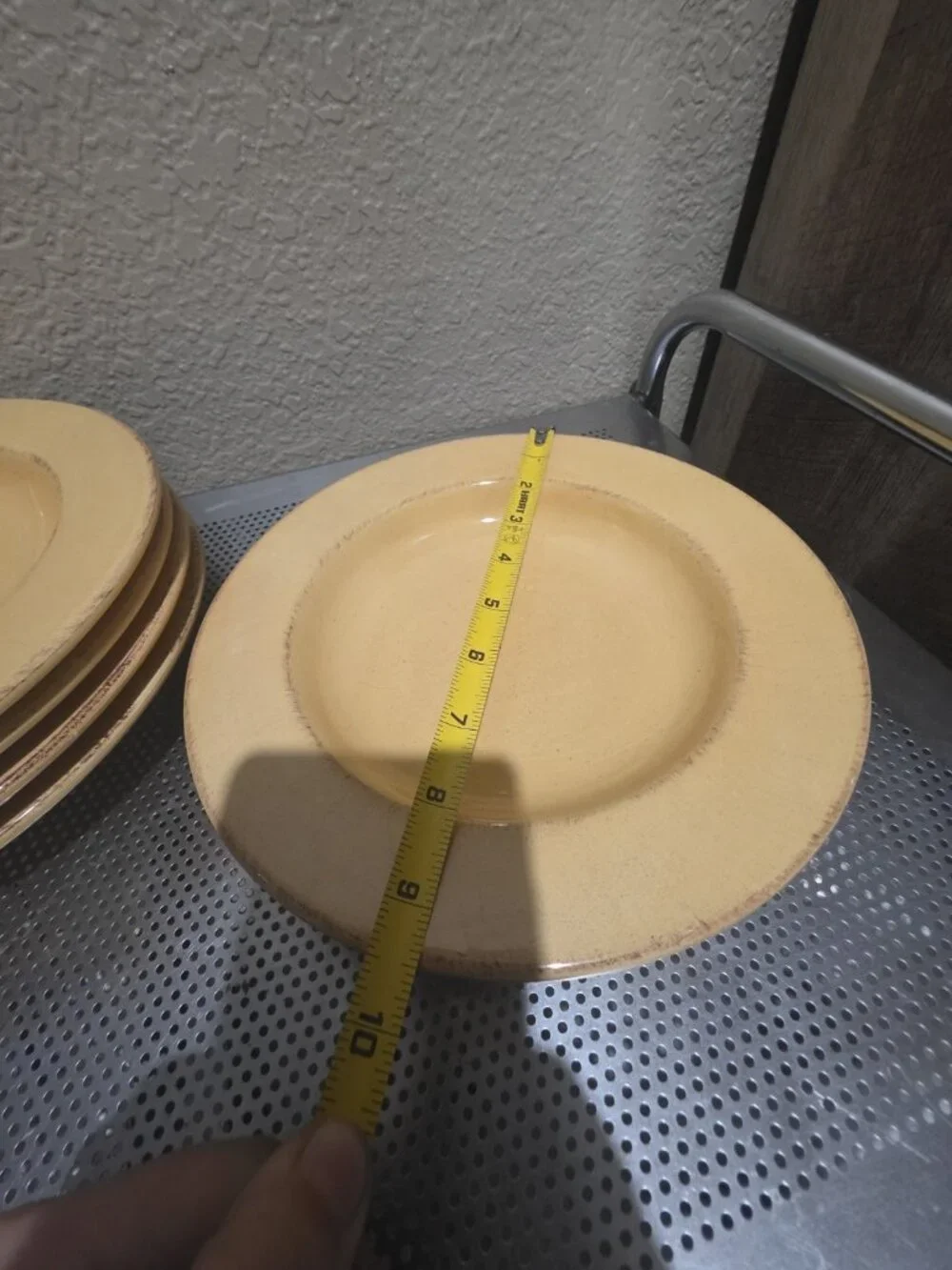 Pier One Toscana Gold Yellow Soup Bowls Set Of 5 Wide Rim Stoneware